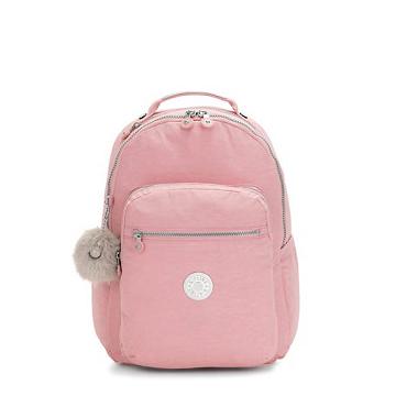 Kipling Seoul Large 15" Backpack Laptoptassen Roze Roze | BE 1651AH